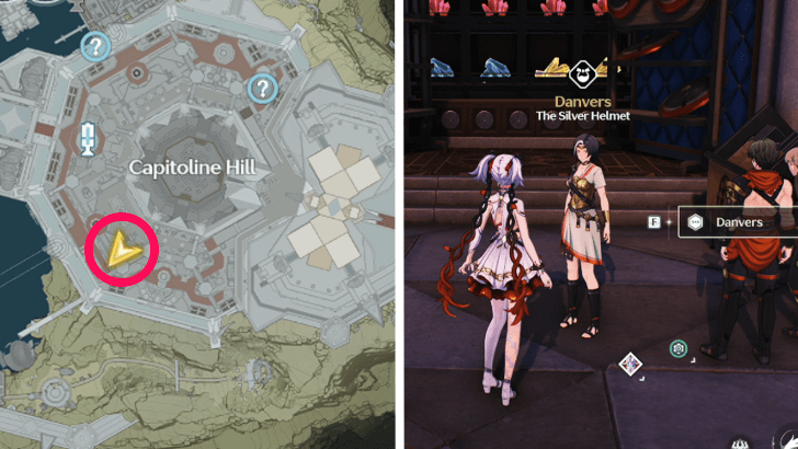 The Silver Helmet Location