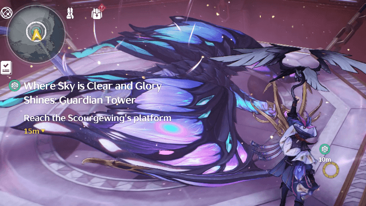 Where Sky is Clear and Glory Shines - Guardian Tower - Reach the Scourgewing