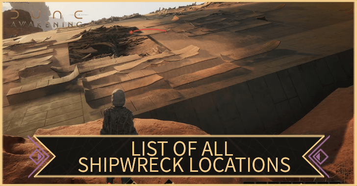 List of All Shipwreck Locations