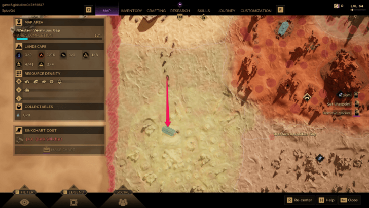 The Graveyard - Wreck of the Delphis Location