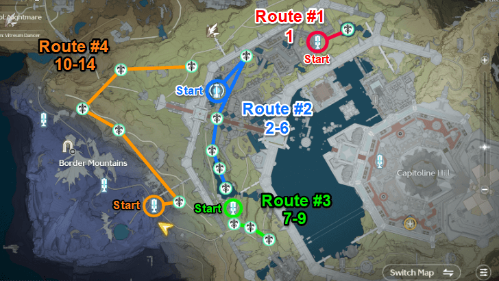 Capitoline Hill Windward Pilgrimage Farming Routes