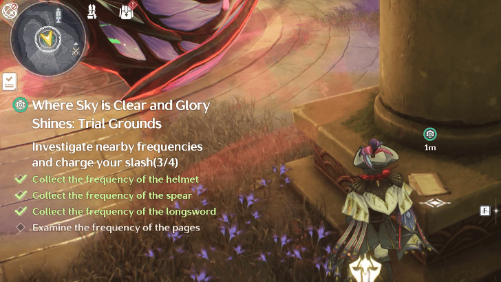 Where Sky is Clear and Glory Shines - Trial Grounds - Page Frequency Location