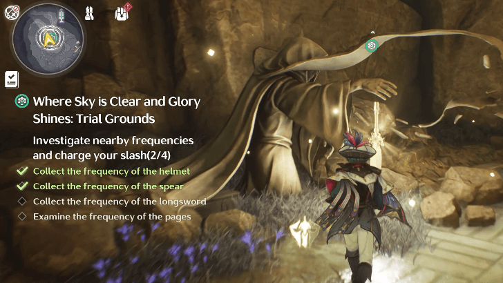 Where Sky is Clear and Glory Shines - Trial Grounds - Longsword Frequency Location