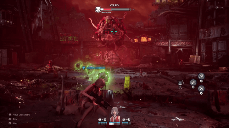 Destroy the Green Wandering Robots