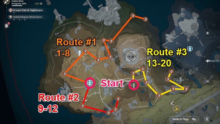 Wuthering Waves Titanbone Expanse Flaming Clawprint Farming Routes