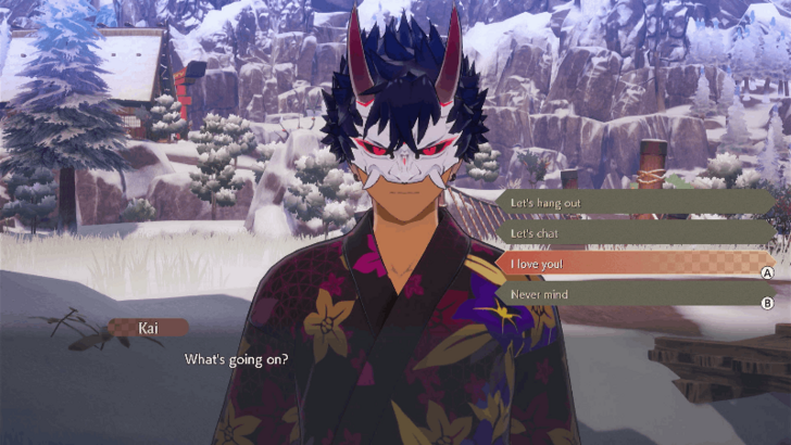 I love you! Dialogue Option