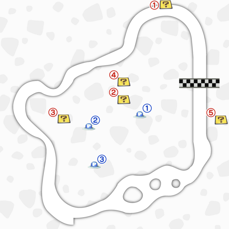 Mario Kart World - Moo Moo Meadows Free Run Map