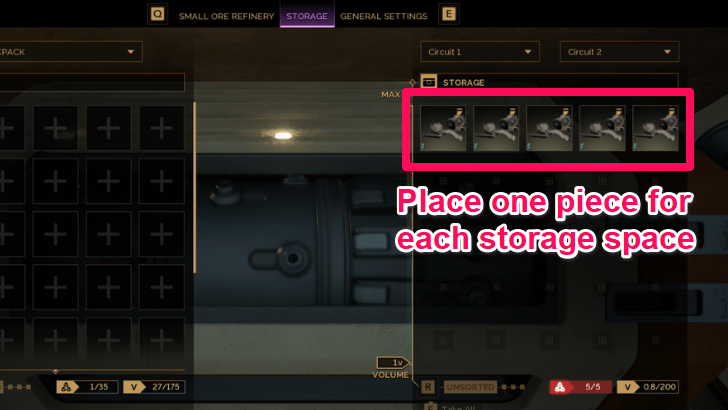 Full Storage Refinery