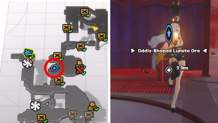 Find the Other Oddly-Shaped Lumite Ore