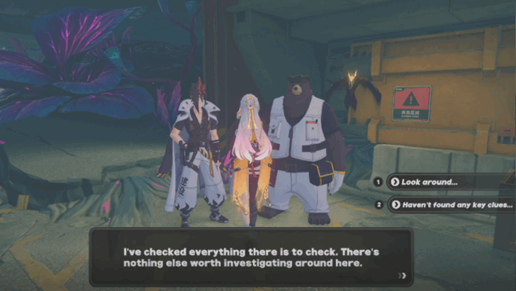 Investigate the scene