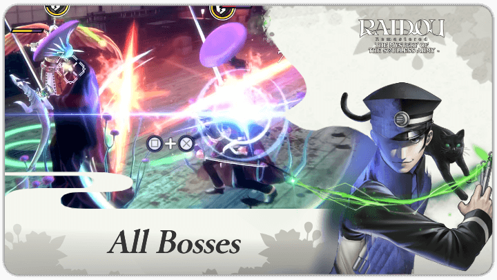 Raidou Remastered - All Bosses