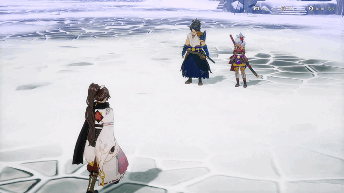 Talk to Murasame and Matsuri