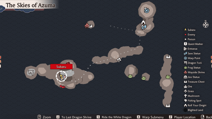 Forgotten Groves Skies Map