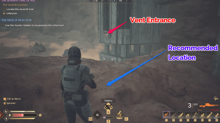 The Price of Rejection - Annex Location