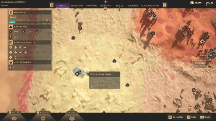 Untwisted Questions - Wreck of Delhpis Location