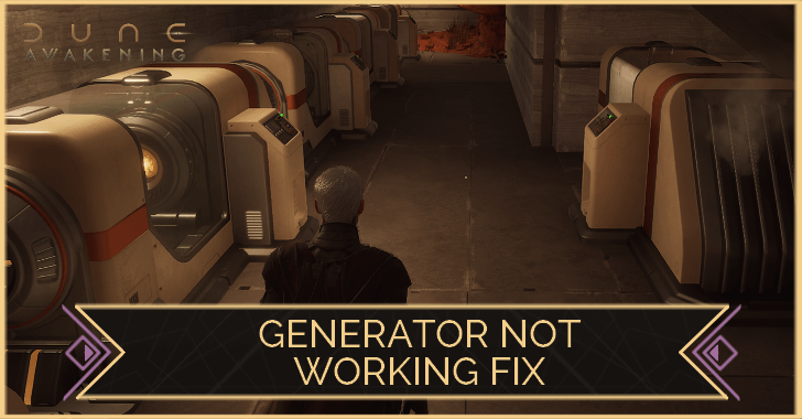 Generator Stopped Working Dune Awakening: Troubleshooting Guide