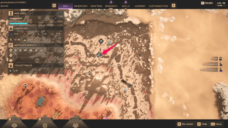 Cataloging Defectors - Hagga Rift