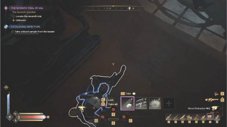 Cataloging Defectors - Blood Sample