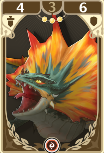 Wuthering Waves Viridblaze Saurian Echo Card