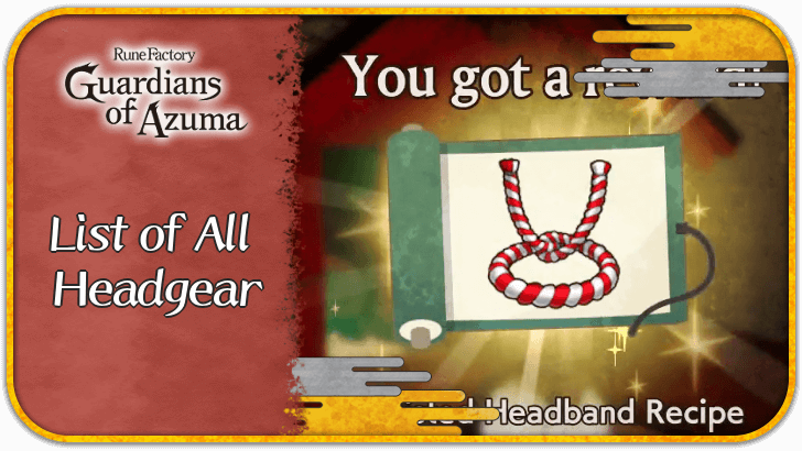 List of All Headgear