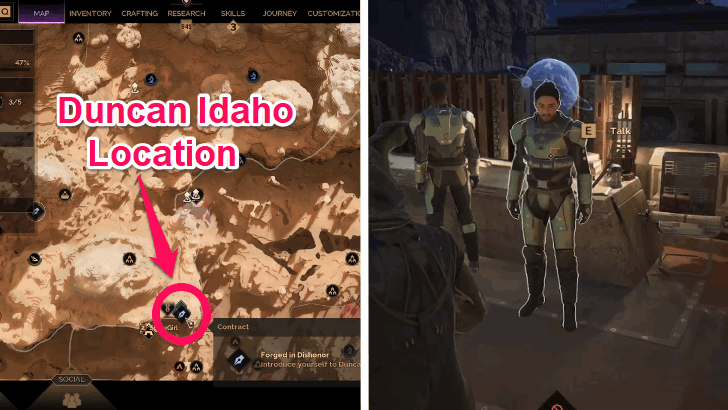 Forged in Dishonor - Duncan Idaho Location