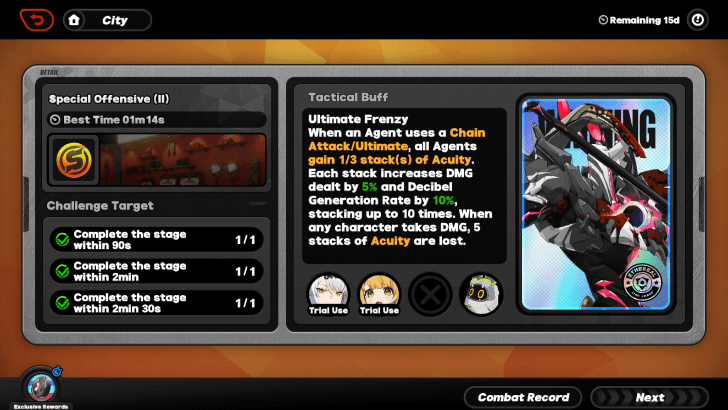 Holographic Onslaught Special Offensive Stage