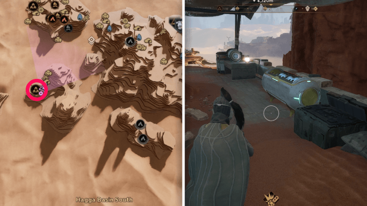 Hollower Stillsuit Garment Location