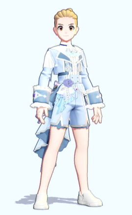 Tea Party Style Set (Clefable, Light Blue): Top and Bottom Preview