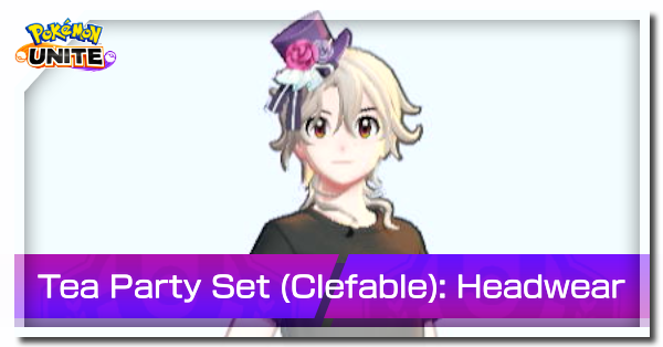 Pokemon UNITE - Tea Party Set (Clefable) Headwear