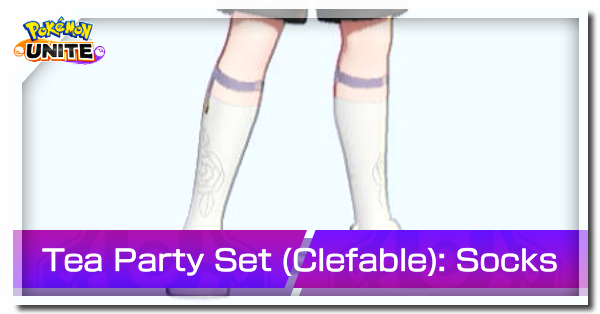 Pokemon UNITE - Tea Party Set (Clefable) Socks