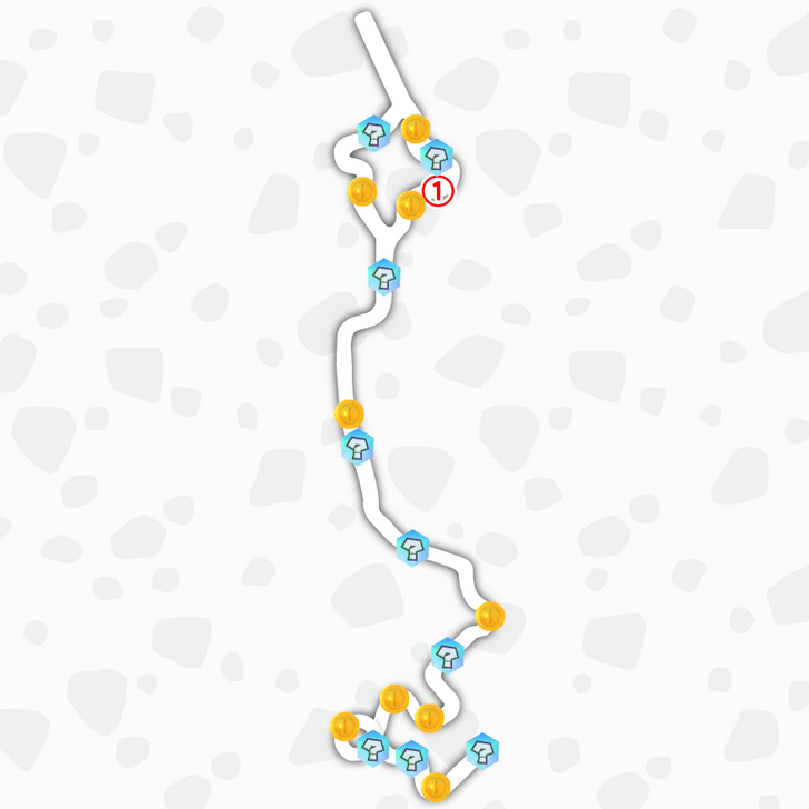 Mario Kart World Golden Rally Mario Bros. Circuit → Choco Mountain