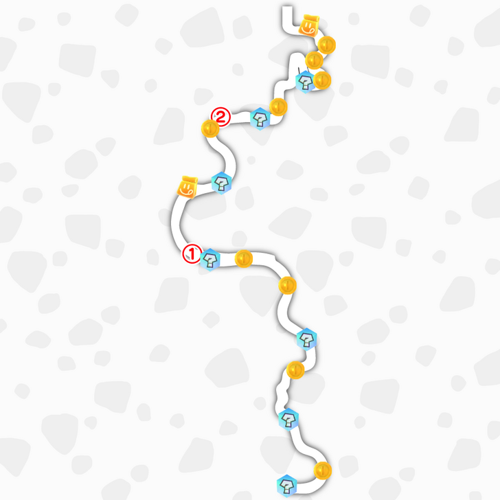 Mario Kart World Golden Rally Moo Moo Meadows → Mario Circuit