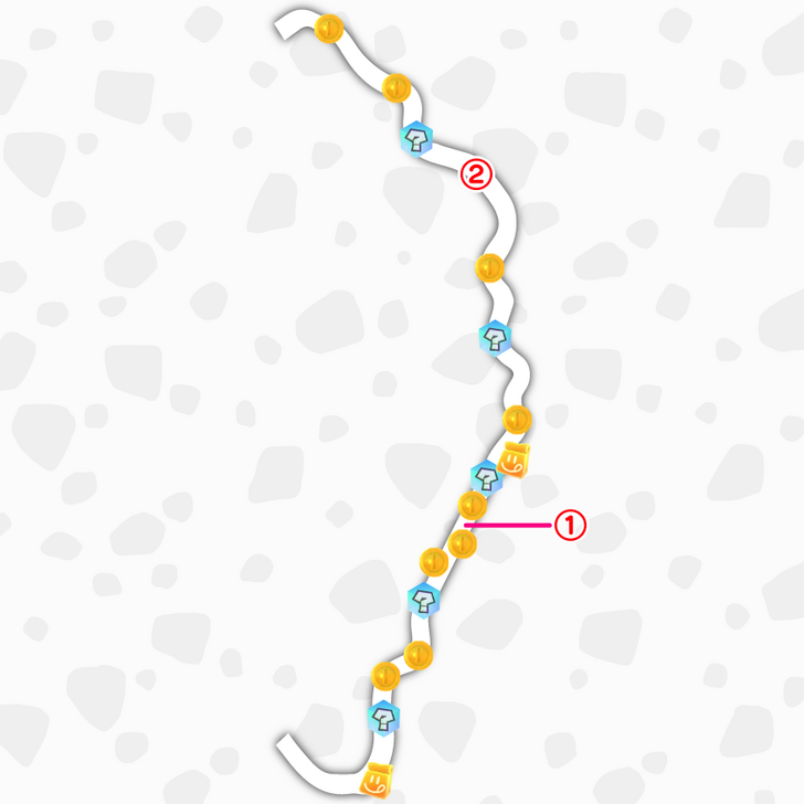 Mario Kart World Golden Rally Desert Hills → Mario Bros. Circuit