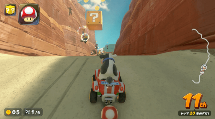 Mario Kart World Golden Rally Get Coins by Hitting the Coin Box