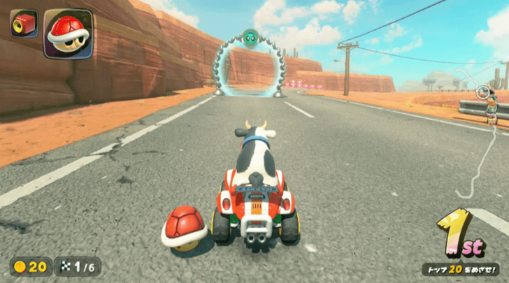 Mario Kart World Golden Rally Use the Acceleration Gate