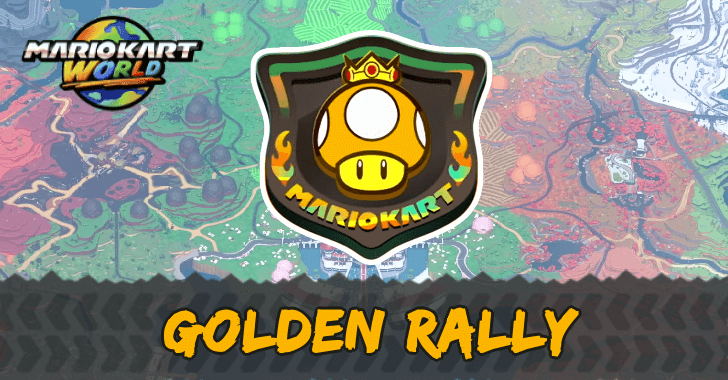 Mario Kart World Golden Rally Course Maps and Shortcuts