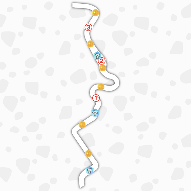 Mario Kart World Spiny Rally Desert Hills → Starview Peak