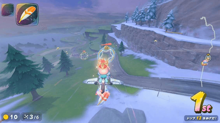 Mario Kart World Spiny Rally Long Glide