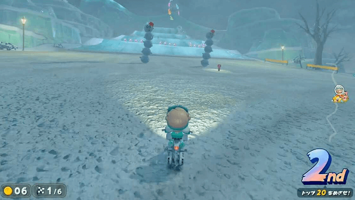Mario Kart World Spiny Rally Be Careful of Snow Pokeys