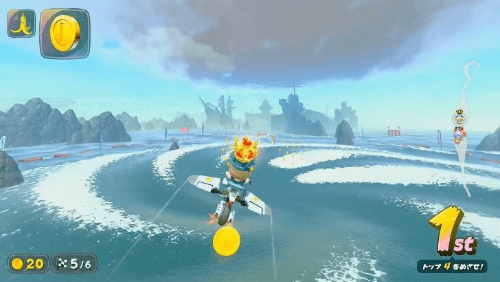 Mario Kart World Spiny Rally Long Glide