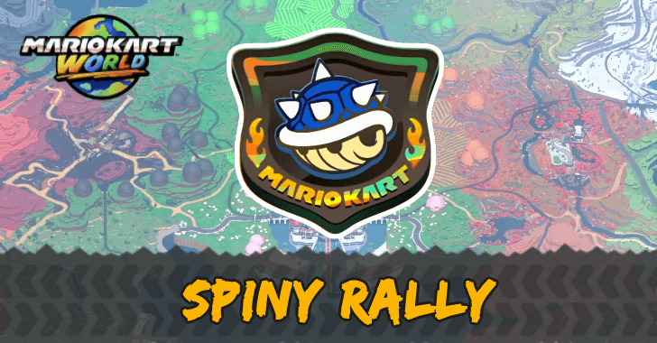Mario Kart World Spiny Rally Course Maps and Shortcuts
