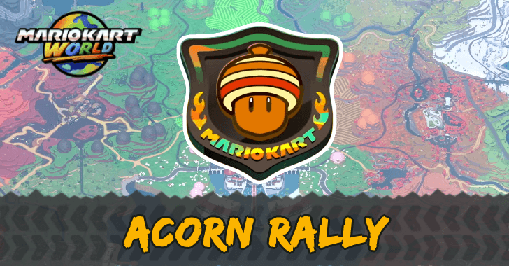 Mario Kart World Acorn Rally Course Maps and Shortcuts