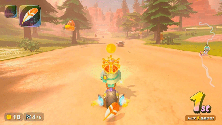 Mario Kart World - Goombas Bouncing Around the Course