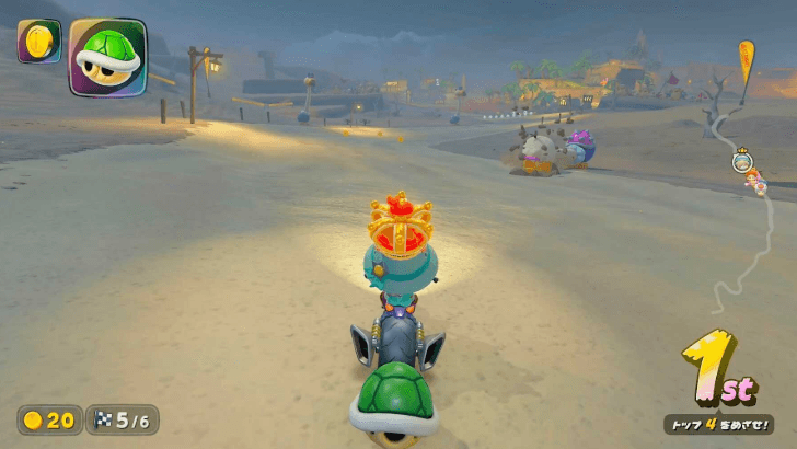 Mario Kart World - Conkdors Fall From Both Sides of the Track