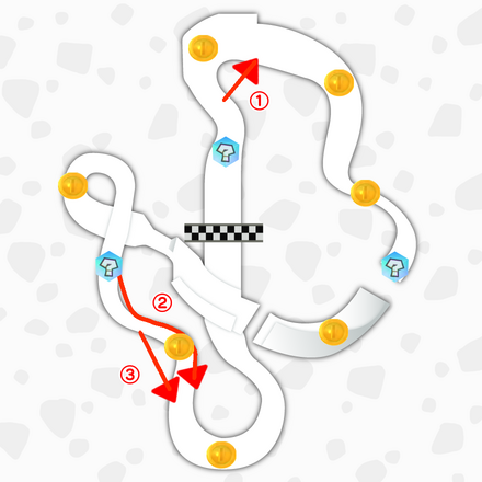 Mario Kart World - Peach Stadium Heart Rally