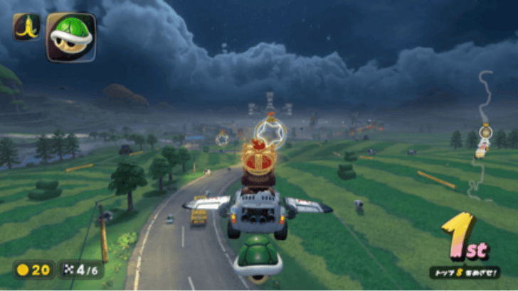 Mario Kart World - Pass Through 2 Rings in the Air