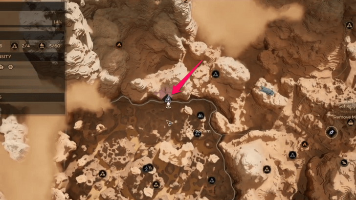 Sietch Tarl Location in Oodham and Western Shield Wall