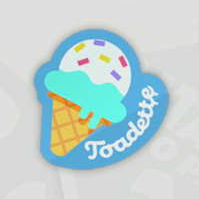 Sky-High Sundae Sticker