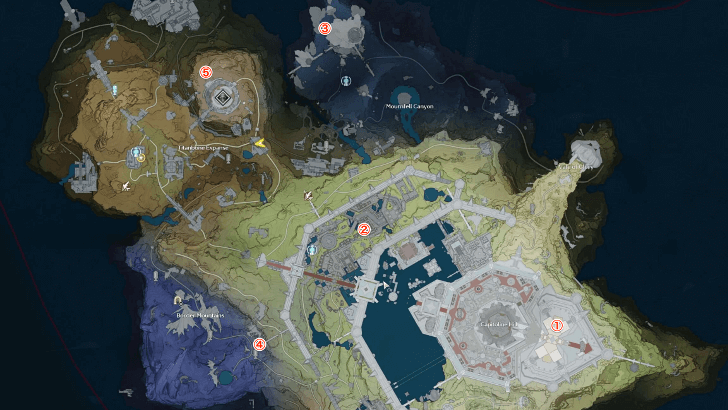 Leap of Glory - All Locations