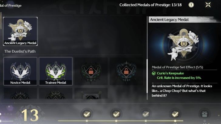 Wuthering Waves Anicent Legacy Medal Buff